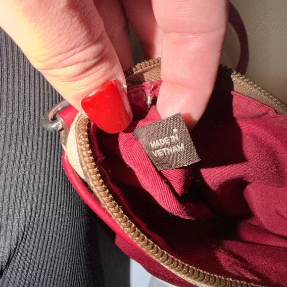 Coach Tan and Red Crossbody Bag - Picture 5 of 5